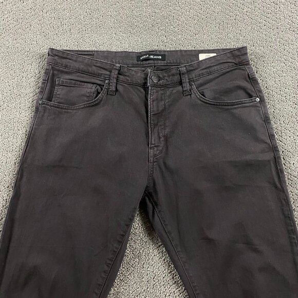 Mavi Jake Slim Leg Jeans Men's 37 x 32 Gray Stretch - Picture 2 of 12